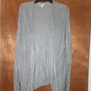 Gray Cardigan Sweater
